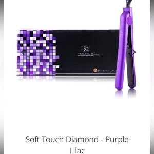 Royale Pro Soft Touch Diamond Purple Flat Iron